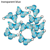 Enamel Butterfly Charms DIY Jewelry Material 10 PCS
