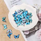 Enamel Butterfly Charms DIY Jewelry Material 10 PCS