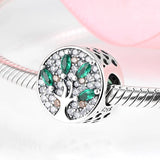 Enamel Cuttlefish Flower Tree Skull 925 Silver Charms for Bracelet