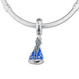 Enamel Loyal Prayer 925 Silver Pendants Women Charms for Jewelry Making