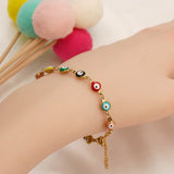 Evil Eye Bracelet for Women Lucky Bead Charm Bangle Girl Wrist Chain