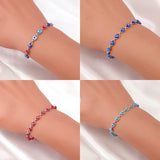 Evil Eye Bracelet for Women Lucky Bead Charm Bangle Girl Wrist Chain