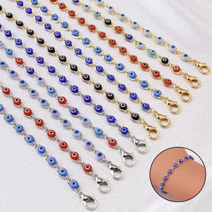 Evil Eye Bracelet for Women Lucky Bead Charm Bangle Girl Wrist Chain