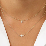 Evil Eye Necklace 925 Sterling Silver Chain Pendant Necklaces For Women