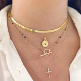 Evil Eye Necklace 925 Sterling Silver Chain Pendant Necklaces For Women