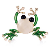 Owl Enamel Pins Rhinestone Couple Brooch
