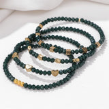 Faceted Crystal Beaded Bracelets 4PCS/Lot Charm Jewelry