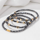 Faceted Crystal Beaded Bracelets 4PCS/Lot Charm Jewelry