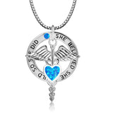 Fire Opal Angel Wings Necklace Pendant for Women
