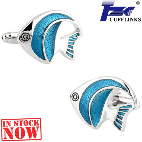 Fish Cufflink Cuff Link 2 Pairs Promotion