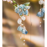 Flower Hair Clip Chinese Hair Accessories Pearl Tassel Hairpin Vintage