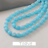 Frosted Glass Bead DIY Necklace Bracelet Earring Pendant Material