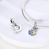 Galaxy Star Moon Cat Fairy Life Tree Charm Bracelet Necklace Pendant