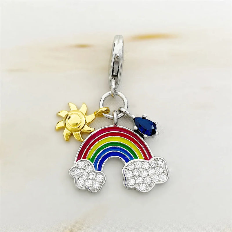 925 Silver Globe Wishes Charm Pendant, Classic Gift For Women Men