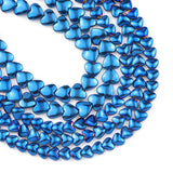 6/8MM Natural Stone Spacer Beads for Jewelry Making - Blue/Gold/Purple Hematite