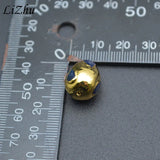 Green Red Stone Plated Drop Shape Loose Beads DIY Jewelry Making