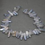 Crystal Quartz Beads Choker Pendant Necklace