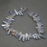 Crystal Quartz Beads Choker Pendant Necklace