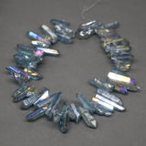 Quartz Beads Choker Pendant Necklace