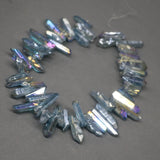 Quartz Beads Choker Pendant Necklace