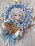 Anime Badge Holder Silk Metal Badge Decoration