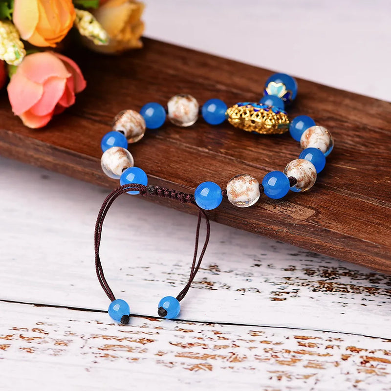 925 Silver Jade Ruyi Bracelet Chinese Chalcedony Bangle