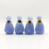 Lace Agates Perfume Bottle Essential Oil Pendant