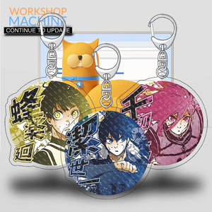 Anime Couple Student Pendant Keychain High Precision Gift Figure