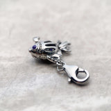 Maritime Fish Charm Pendant 925 Sterling Silver Lucky Gift For Women