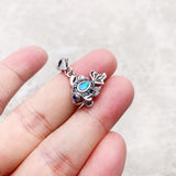 Maritime Fish Charm Pendant 925 Sterling Silver Lucky Gift For Women