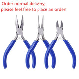 Mini DIY Jewelry Tools Set with Piercing Needle Pliers and Crochet Opener