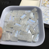 Moonstone Carved Palindrome Column Beads 7-10mm