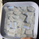 Moonstone Carved Palindrome Column Beads 7-10mm