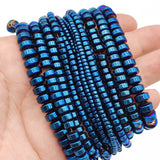 Hematite Stone Spacer Beads for Jewelry Making 3/4/6/8MM