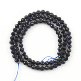 Natural Sandstone Beads Faceted Stone Round Loose Mineral Beads