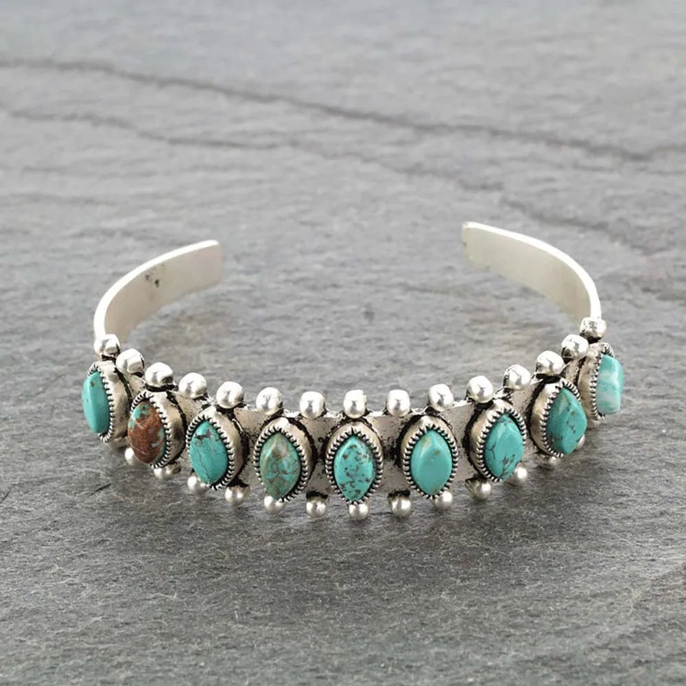 Natural Stone Bracelets Vintage Bangles Party Gift