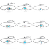 Opal Bracelet Adjustable Chain Bracelet for Women
