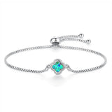Opal Bracelet Adjustable Chain Bracelet for Women