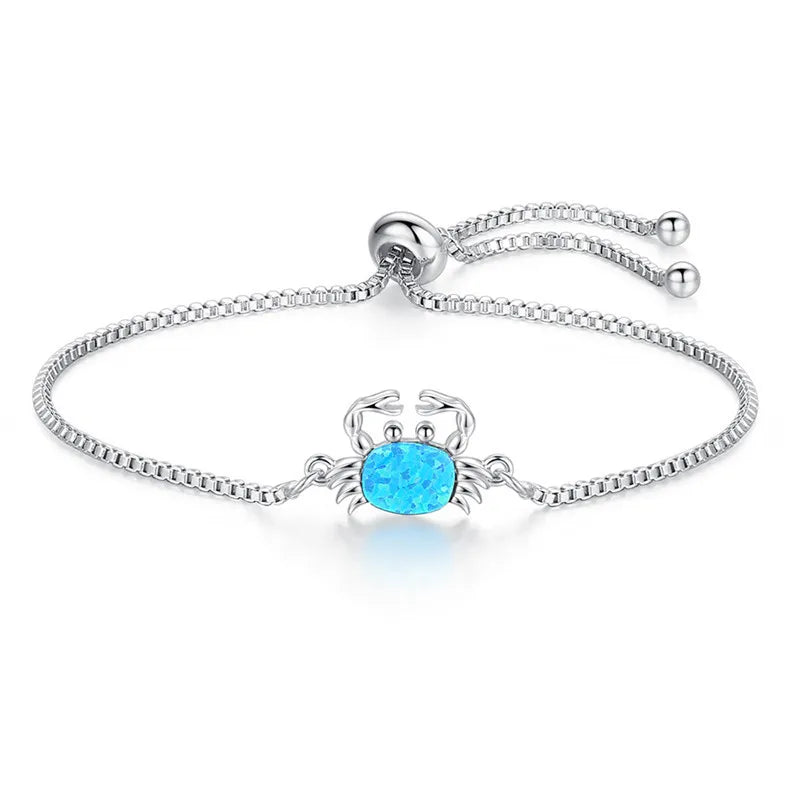 Opal Bracelet Adjustable Chain Bracelet for Women