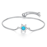 Opal Bracelet Adjustable Chain Bracelet for Women