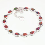 Opal Water Drop Bracelet for Women Wedding Jewelry
