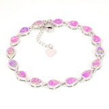 Opal Water Drop Bracelet for Women Wedding Jewelry