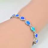 Opal Water Drop Bracelet for Women Wedding Jewelry
