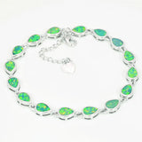 Opal Water Drop Bracelet for Women Wedding Jewelry