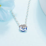 Pansy Flower Pendant Necklace Spring Gift For Lover Woman DIY Jewelry Making