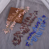 Rhinestone Leaves Headbands Bride Wedding Hair Jewelry