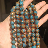 Red Cloisonne Round Beads 15'' Strand 4/6/8/10/12mm