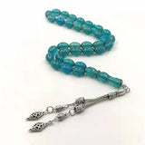 Resin Tasbih 33 Beads Metal Tassel Islam Bracelet Arabic Misbaha