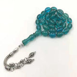 Resin Tasbih 33 Beads Metal Tassel Islam Bracelet Arabic Misbaha