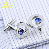 Crystal Cufflinks French Shirt Buttons Men's Jewelry